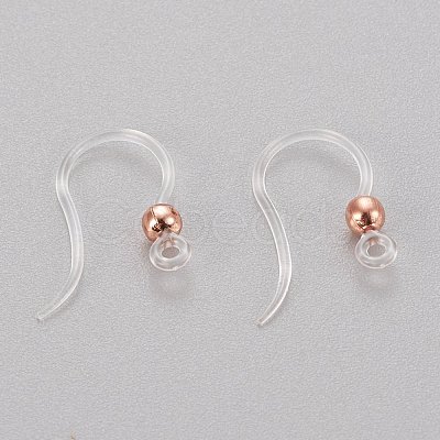 Eco-Friendly Plastic Earring Hooks STAS-K203-03RG-1