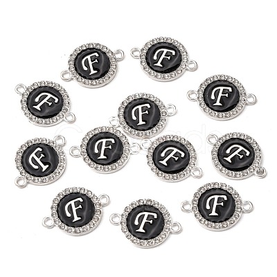 Alloy Enamel Links Connectors ENAM-TAC0003-01S-02F-1