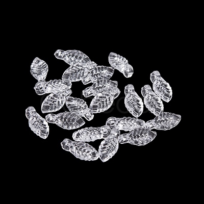 Transparent Acrylic Charms TACR-G050-02A-1