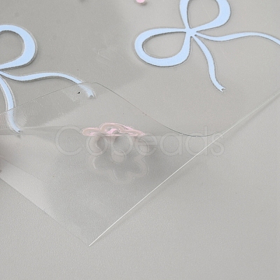 PET Plastic Picture Stickers STIC-WH0816-009A-1