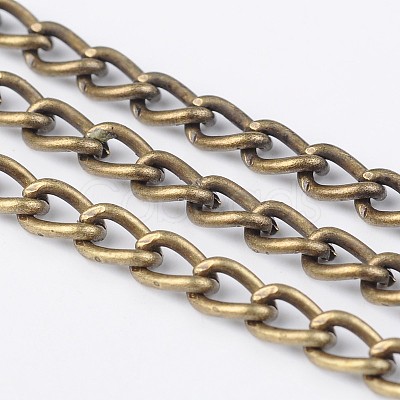 Iron Twisted Chains Curb Chains CHS007Y-AB-1