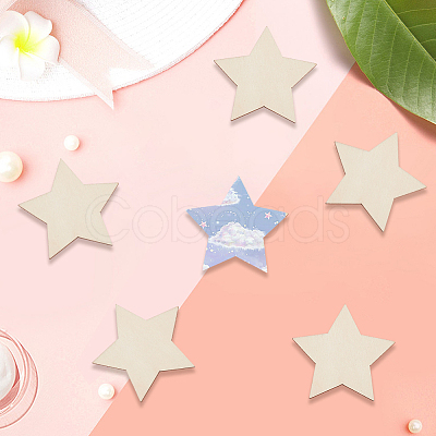 50Pcs Wood Cutouts DIY-SP0004-64A-01-1