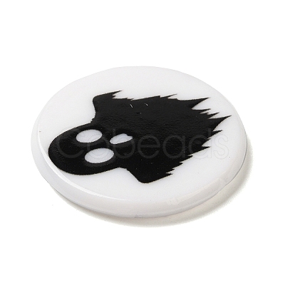 Halloween Series Acrylic Cbabochons OACR-M012-17-1