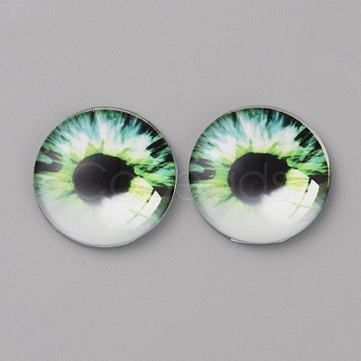 Glass Cabochons GLAA-WH0033-75G-03-1