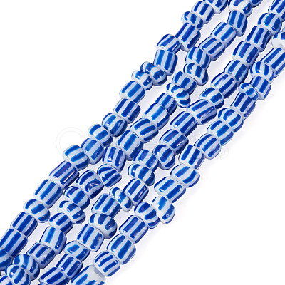 2Strands Handmade Lampwork Beads Strands BLOW-TADJ0001-01F-1