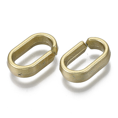 Opaque Spray Painted Acrylic Linking Rings LS-OACR-S021-65A-B02-1