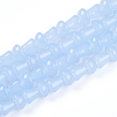 Baking Paint Glass Beads Strands DGLA-N007-01G-1