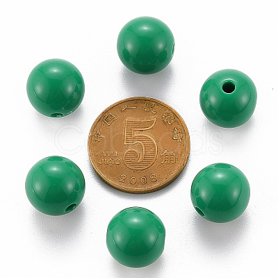 Opaque Acrylic Beads MACR-S370-C12mm-24-1