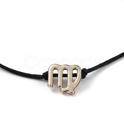 Adjustable Polyester Cord Slider Bracelets BJEW-H540-A02-G-1