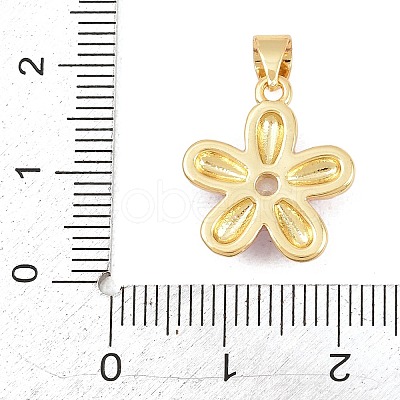 Brass Micro Pave Clear Cubic Zirconia Pendants KK-C170-26G-04-1