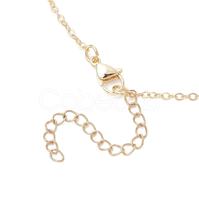 Natural Amethyst Faceted Round Beaded Arrow Pendant Brass Cable Chain Necklaces NJEW-TA00207-03-1