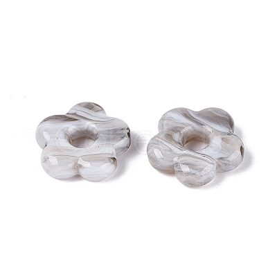 Two Tone Handmade Lampwork European Beads LAMP-N024-39-01I-1