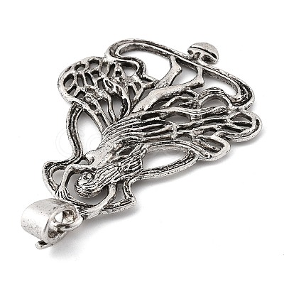 Tibetan Style Alloy Big Pendants PALLOY-D362-02AS-B-1