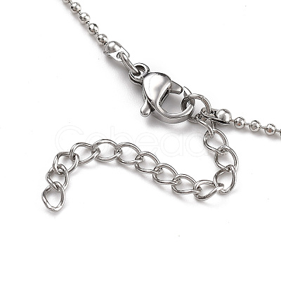Brass Ball Chain Necklaces NJEW-JN02912-03-1