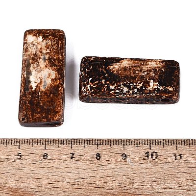 Natural Tree Bark Agate Pendants G-Q606-19-1