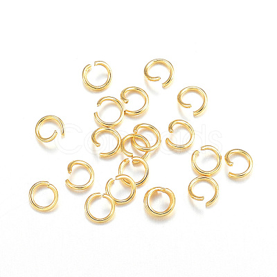 304 Stainless Steel Open Jump Rings STAS-F084-27G-1