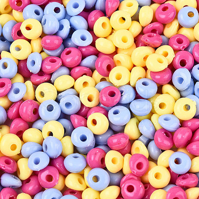 Opaque Acrylic Beads OACR-N150-05L-1