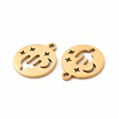 201 Stainless Steel Charms STAS-E188-10G-1