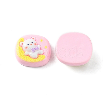 Opaque Cute Cartoon Resin Cabochons LS-CRES-O006-06B-1