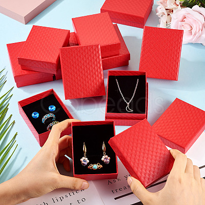 Rhombus Textured Cardboard Gift Storage Boxes CON-TAC0010-03A-04-1