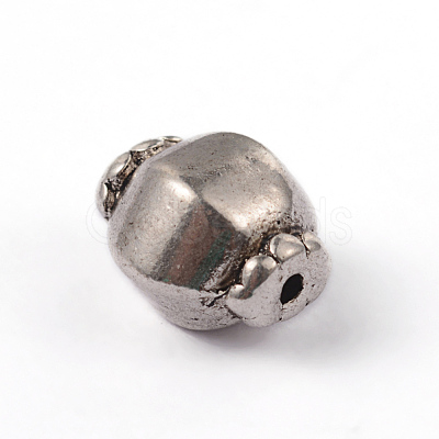 Lantern Tibetan Style Alloy Beads PALLOY-ZN3243-AS-RS-1