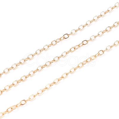 Brass Cable Chains X-KK-S332-18G-1