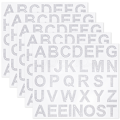 4 Sheets Rhinestone Stickers DIY-SP0003-92A-1