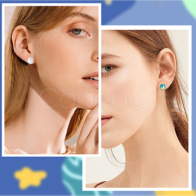 1600Pcs 2 Styles 304 Stainless Steel Flat Round Blank Peg Stud Earring Findings FIND-BBC0003-53B-1