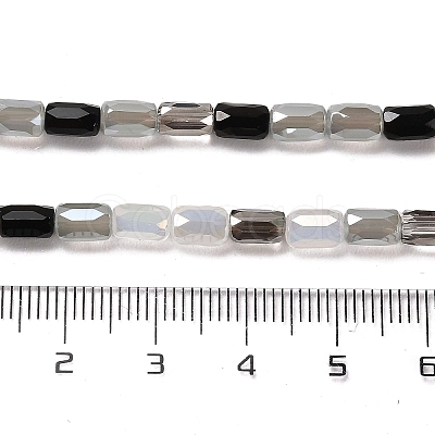 Electroplate Glass Beads Strands EGLA-D030-08B-1