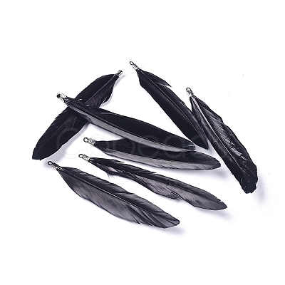 Goose Feather Pendants X-FIND-Q055-P12-1