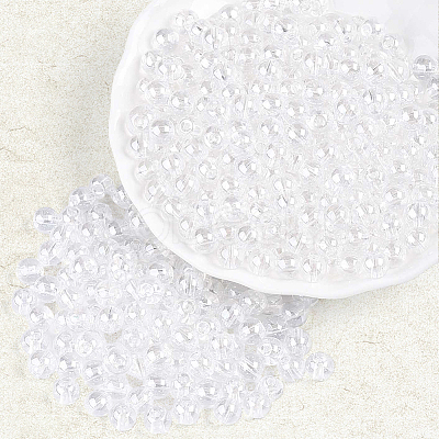 500Pcs Transparent Glass Seed Beads SEED-PA0001-08A-1