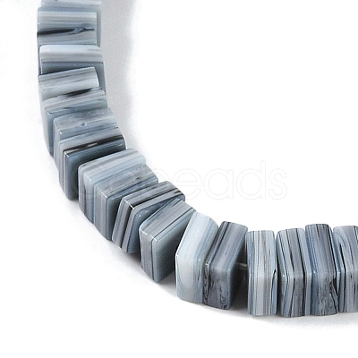Handmade Lampwork Beads Strands LAMP-Q037-02B-06-1