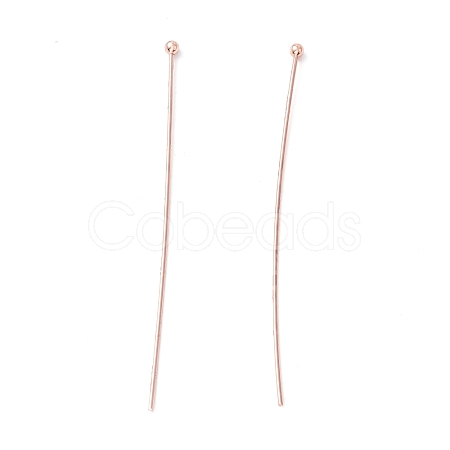 Brass Ball Head Pins KK-WH0058-02D-RG-1
