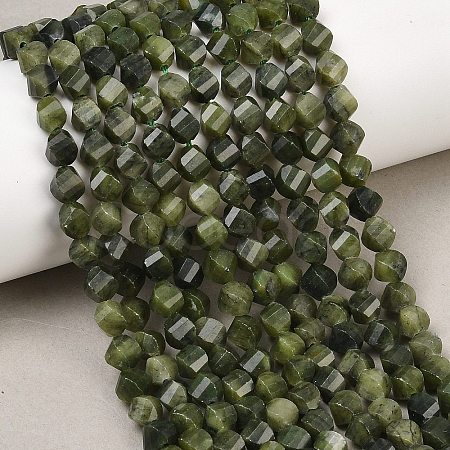 Natural Chinese Jade Southern Jade Beads Strands G-P611-C25-01-1
