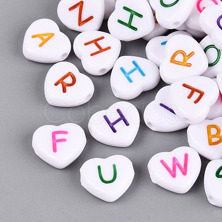 Opaque Acrylic Enamel Beads SACR-Q001-16A-B01-1