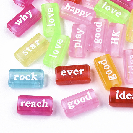 Transparent Acrylic Beads X-MACR-S273-30-1