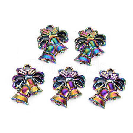Rainbow Color Alloy Pendants PALLOY-S180-281-NR-1
