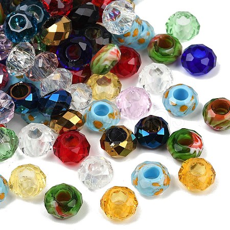 Glass European Beads GLAA-A019-01-1