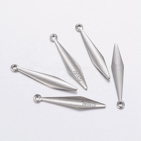 Non-Tarnish 316 Surgical Stainless Steel Pendants X-STAS-P198-04-1