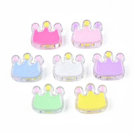 Transparent Acrylic Beads ACRC-S039-08-1