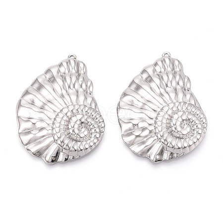 304 Stainless Steel Pendants STAS-T065-36P-1