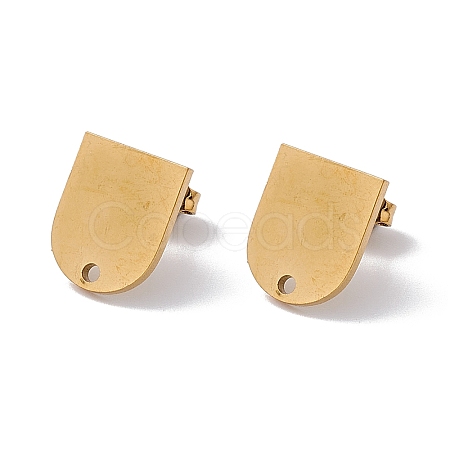 304 Stainless Steel Stud Earring Findings STAS-P310-03G-1