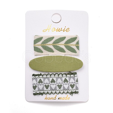 Cloth Snap Hair Clips Set PHAR-D010-01B-1