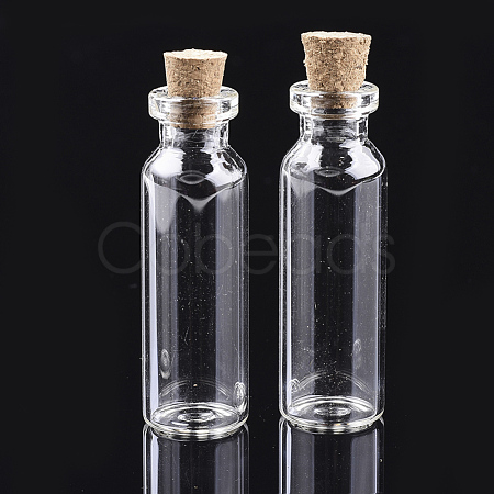 Glass Jar Glass Bottles Bead Containers AJEW-S074-01D-1