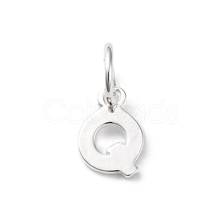 925 Sterling Silver Letter Charms LS-STER-C012-01S-Q-1