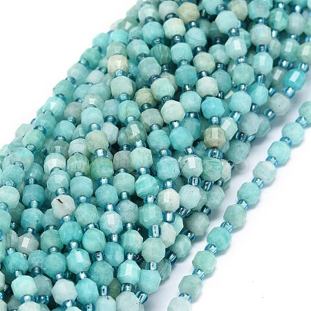 Natural Amazonite Beads Strands G-O201B-14-1