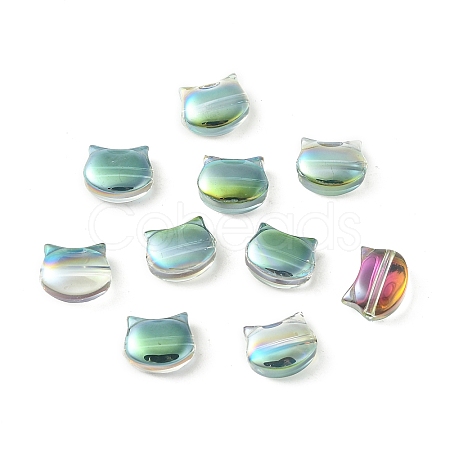 Electroplate Glass Beads EGLA-Z005-HP02-1