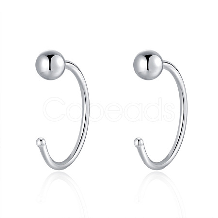 999 Fine Silver Stud Earrings FS-WG1D9DE-03-1