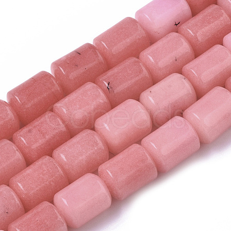 Natural Gemstone Rhodochrosite Stone Column Beads Strands G-S115-08-1