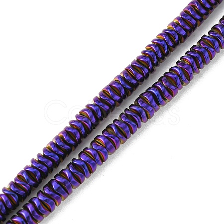 Electroplated Synthetic Non-Magnetic Hematite Beads Strands G-H020-M01-08-1